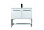 36 inch Single bathroom vanity in white