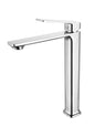 Lena Single Hole Single Handle Bathroom Faucet in Chrome