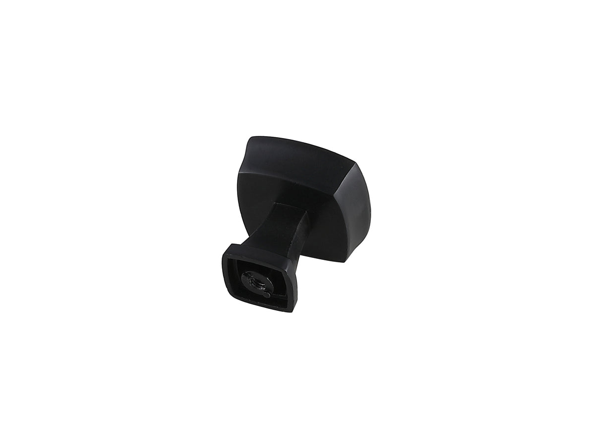 Irvin 1.3" Matte Black Square Knob Multipack (Set of 10)