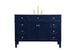 48 inch Single bathroom vanity in blue