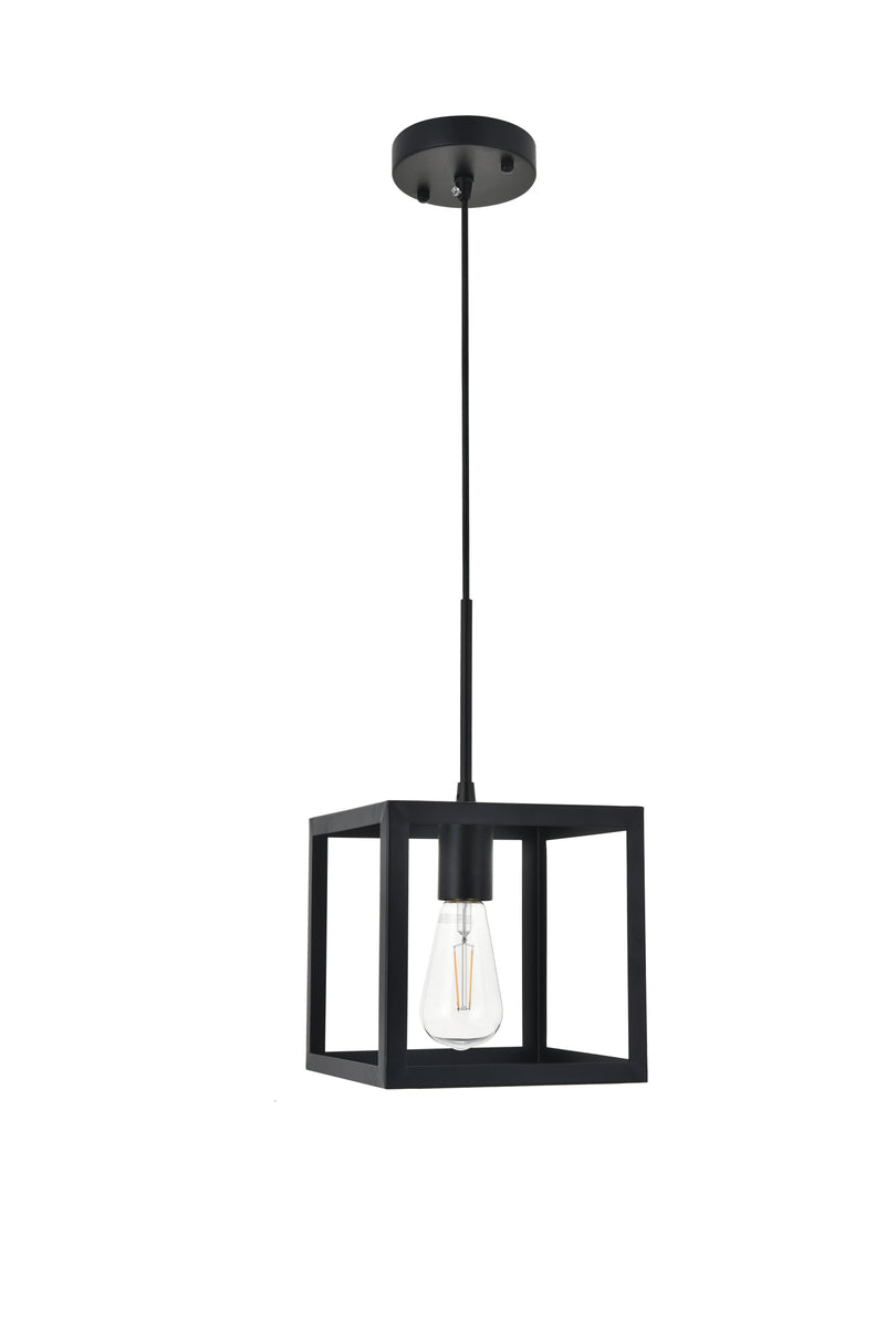 Resolute 1 light black Pendant