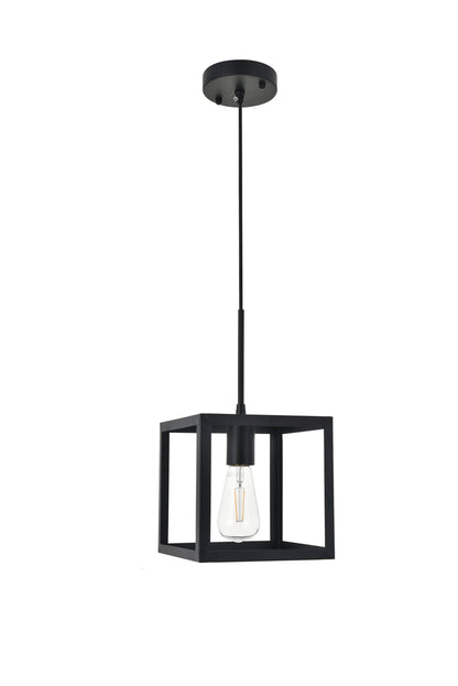 Resolute 1 light black Pendant