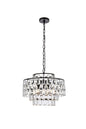 Mila 18 inch pendant in black