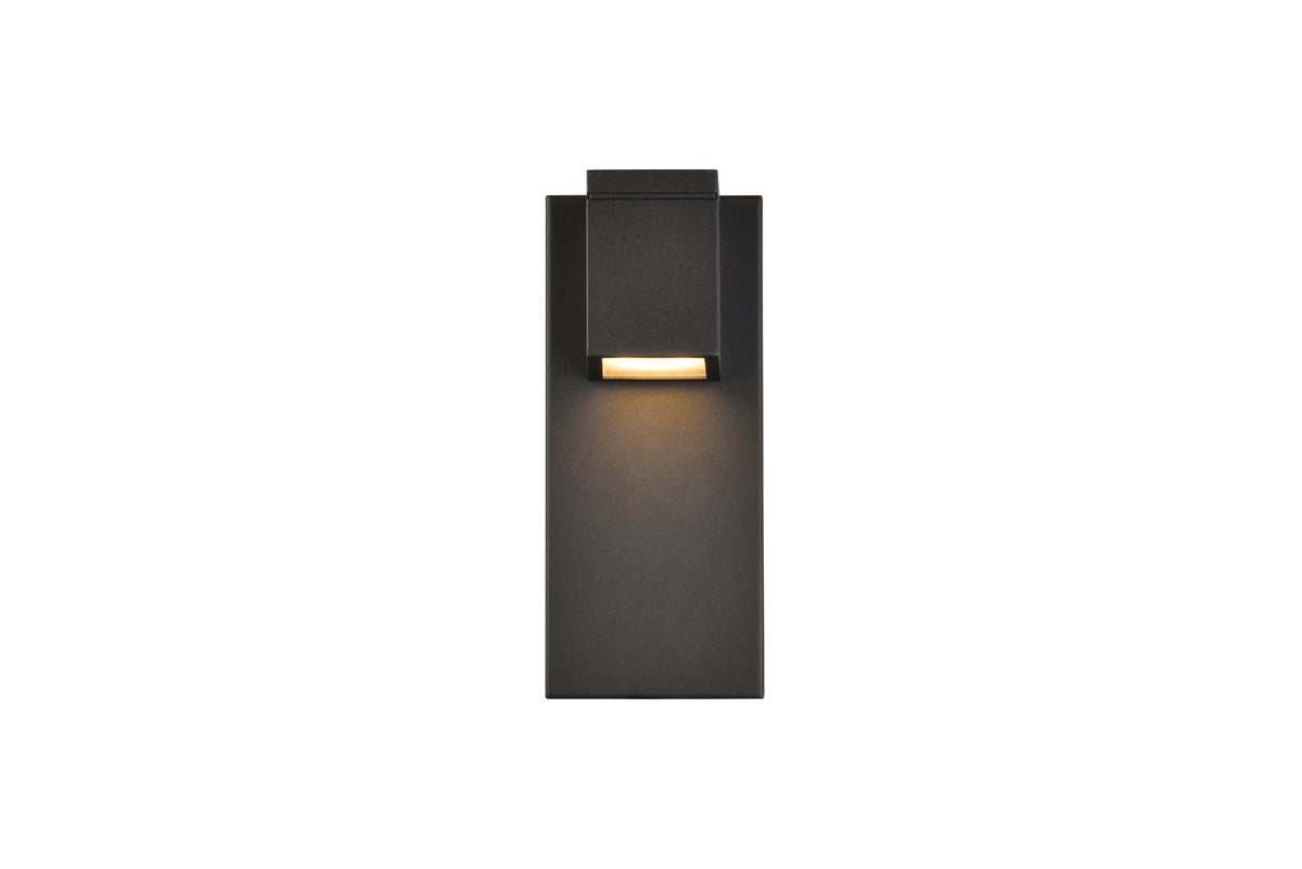 Raine Integrated LED wall sconce in black