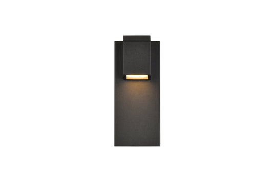 Raine Integrated LED wall sconce in black