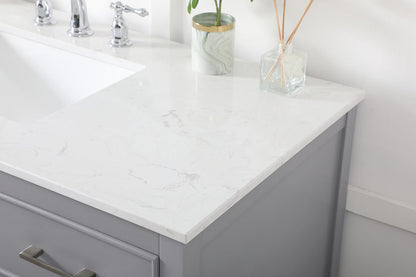 48 inch Single bathroom vanity in gray