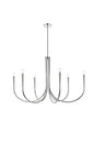 Layne 42 inch chandelier in Chrome