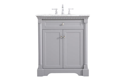 30 inch Single bathroom vanity in  Grey