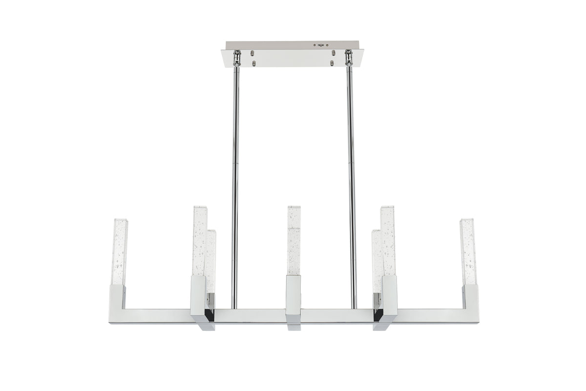 Noemi 42 inch Adjustable LED Pendant in Chrome