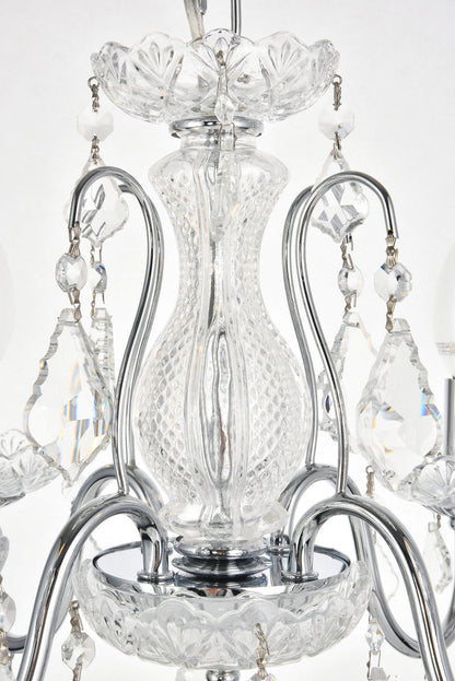 St. Francis 4 light Chrome Pendant Clear Royal Cut Crystal