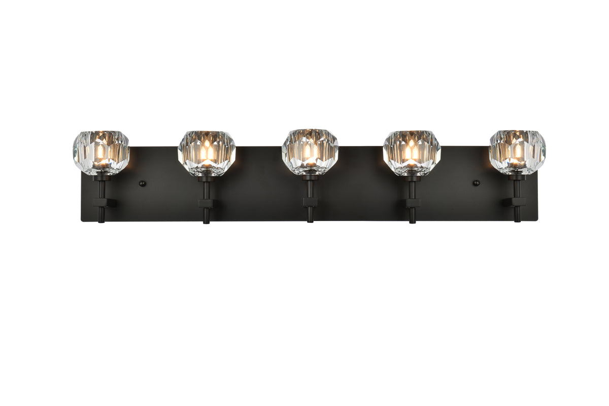 Graham 5 Light Wall Sconce in Black