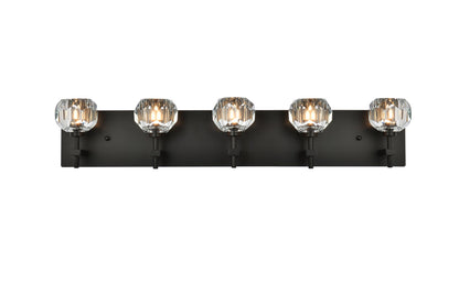 Graham 5 Light Wall Sconce in Black