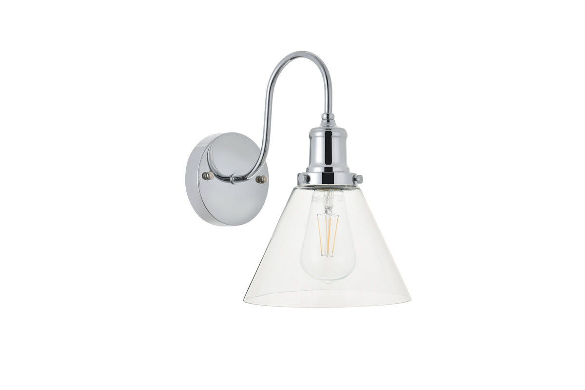 Histoire 1 light chrome Wall Sconce