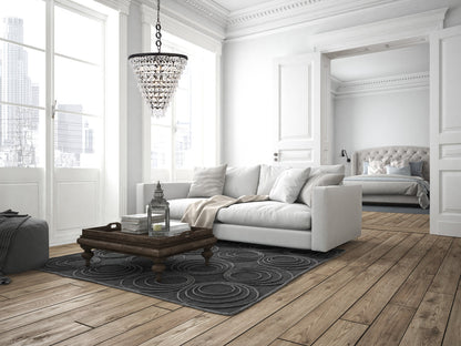 Nordic 7 lights black chandelier