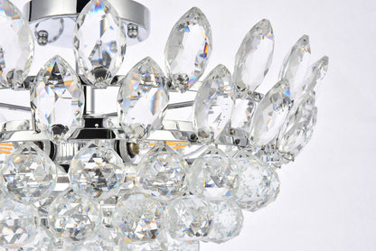 Emilia 18 inch flush mount in chrome