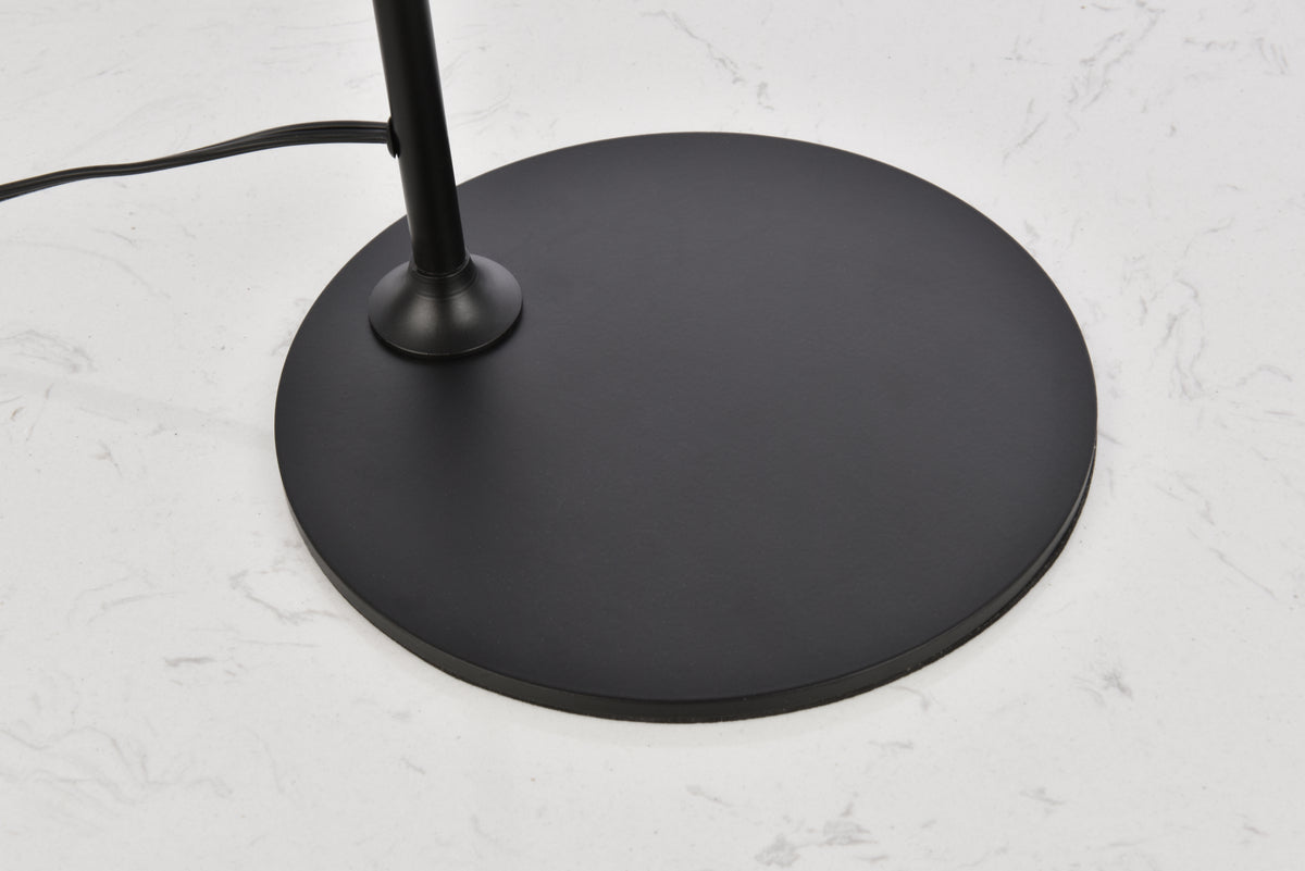 Leroy 1 light black table lamp