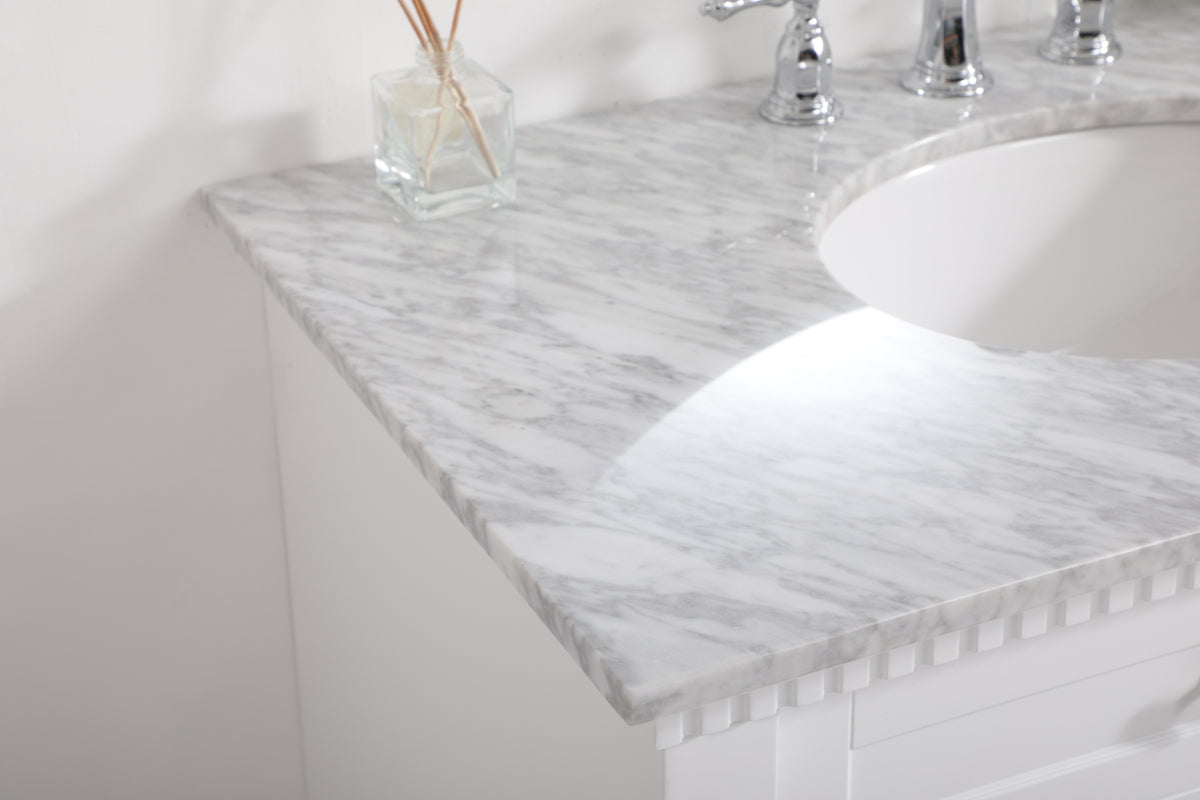 36 inch Single bathroom vanity in  White