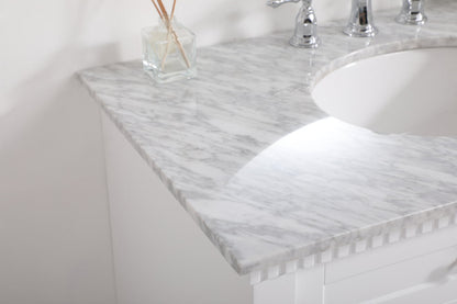 36 inch Single bathroom vanity in  White