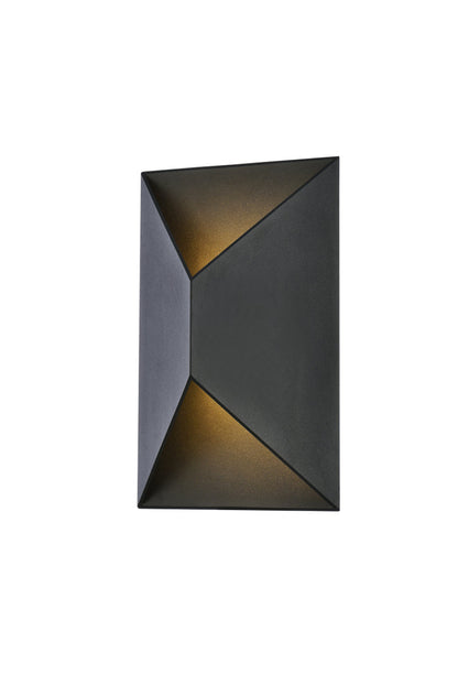 Raine Integrated LED wall sconce  in black