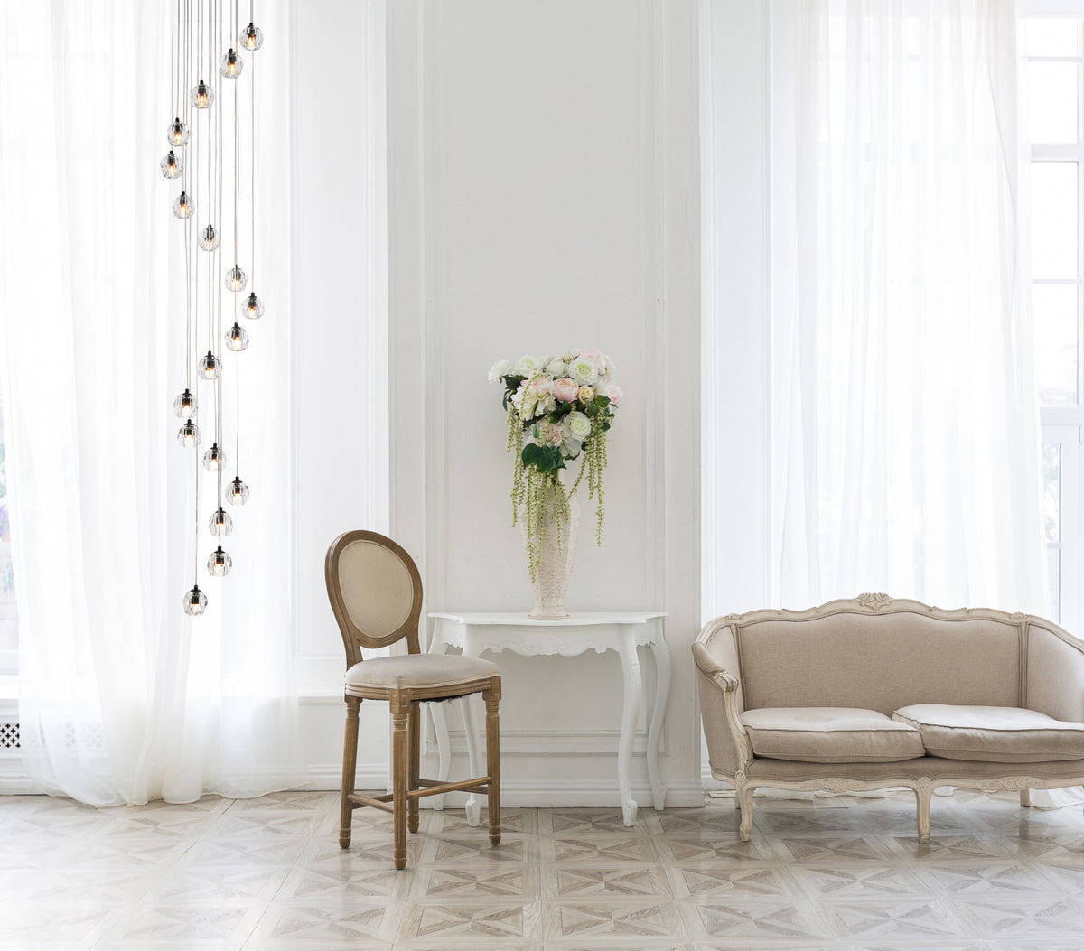 Eren 18 lights Black pendant