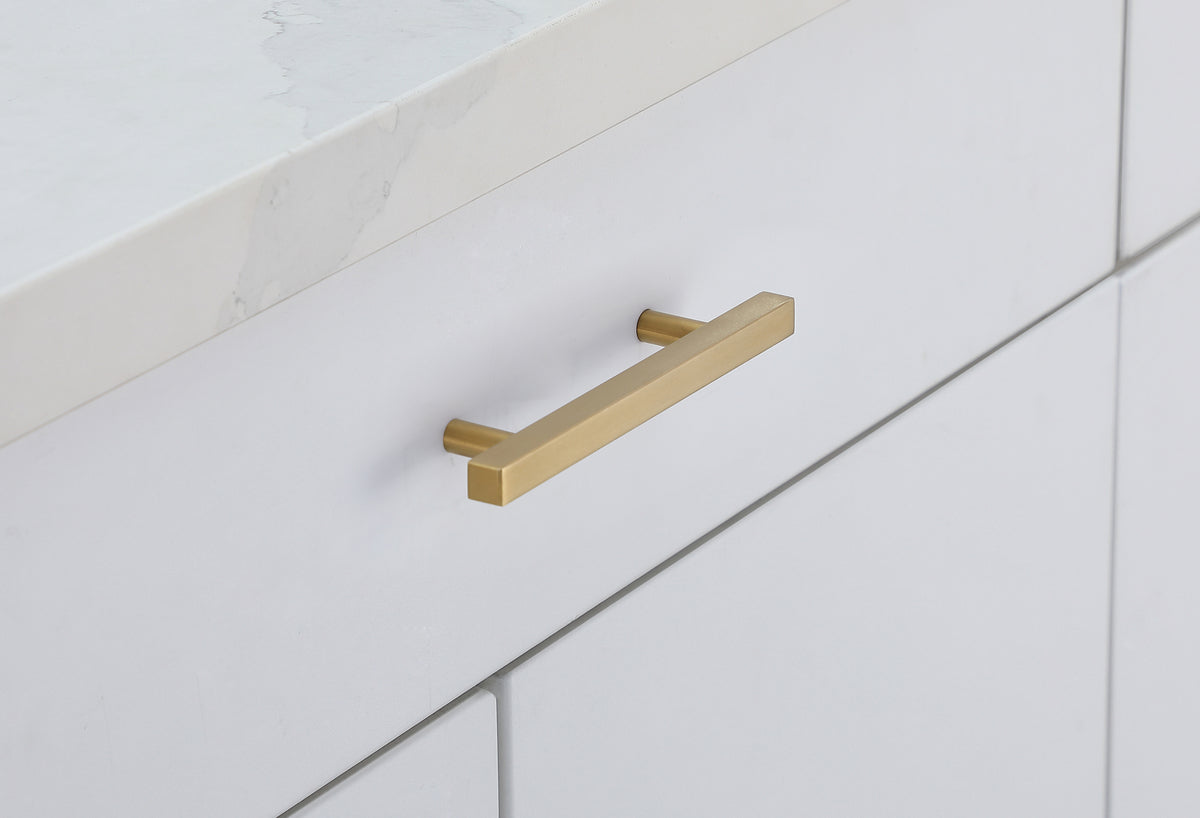 Dior 4" Center to Center Brass Bar Pull Multipack (set of 10)