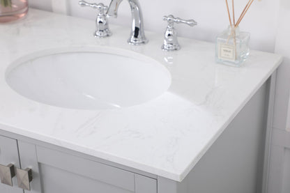 72 inch Double Bathroom Vanity in Gray