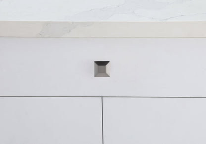 Cecil 1.3" Brushed Nickel Square Knob Multipack (Set of 10)