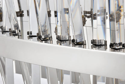 Serephina 30 inch crystal bath sconce in chrome