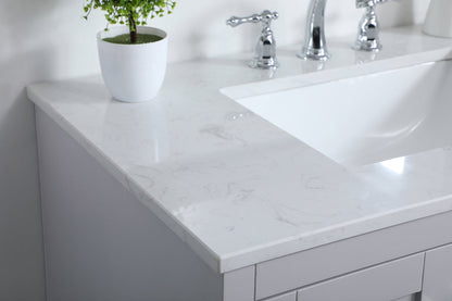 36 inch Single Bathroom Vanity in Grey