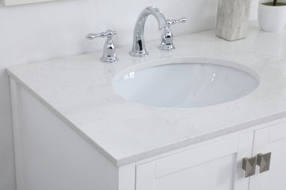 42 inch Single Bathroom Vanity in White