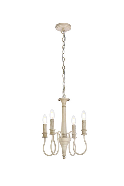 Flynx 4 lights pendant in weathered dove