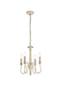 Flynx 4 lights pendant in weathered dove