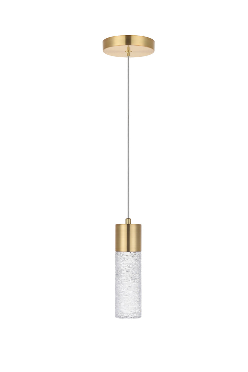 Constellation 1 light Gold LED Pendant