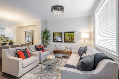 Tully 6 light Matte Black Flush Mount