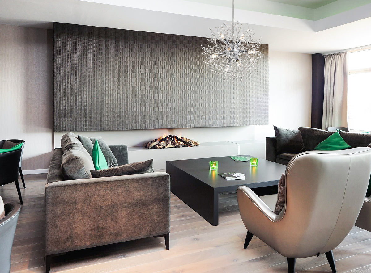 Flores 8 light Chrome Pendant