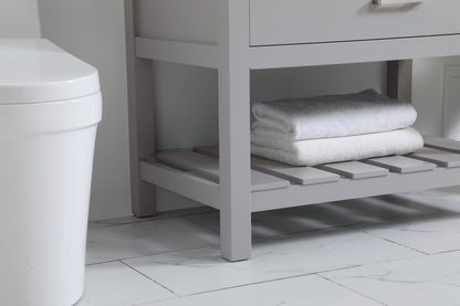 36 inch Single bathroom vanity in grey