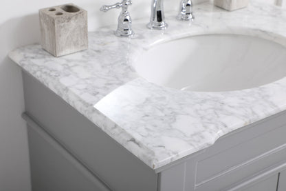 30 inch Single Bathroom Vanity set in Grey