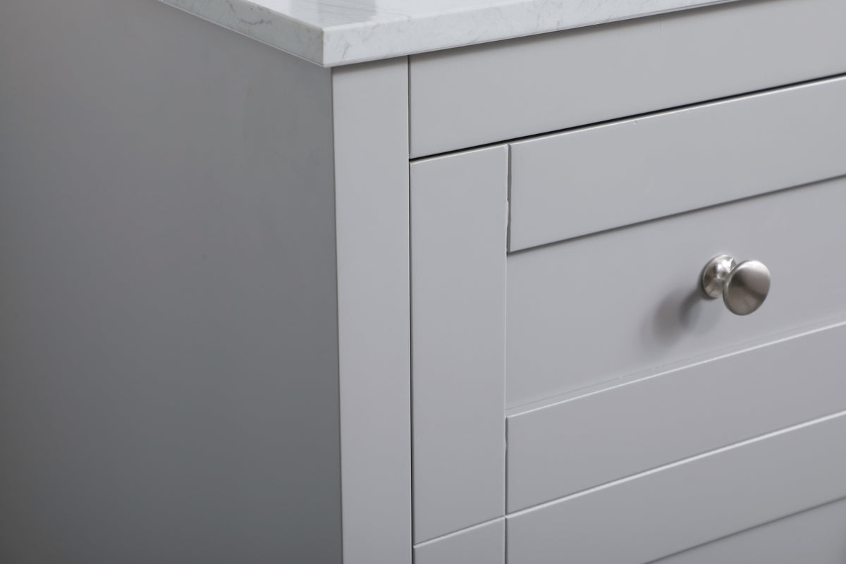 18 inch Single Bathroom Vanity in Grey