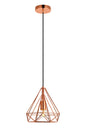 Jago Collection Pendant D9.8 H9.8 Lt:1 Copper Finish