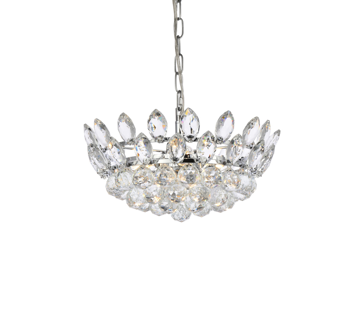 Emilia 16 inch pendant in chrome