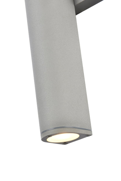 Raine Integrated LED wall sconce in silver