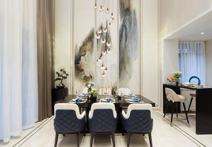 Eren 18 lights Gold pendant