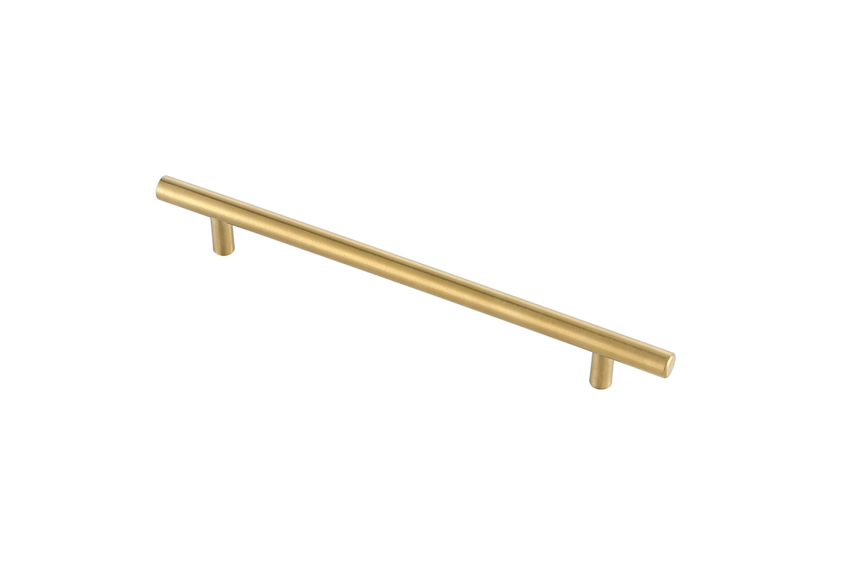 Quinn 7-9/16" Center to Center Brass Bar Pull Multipack (set of 10)