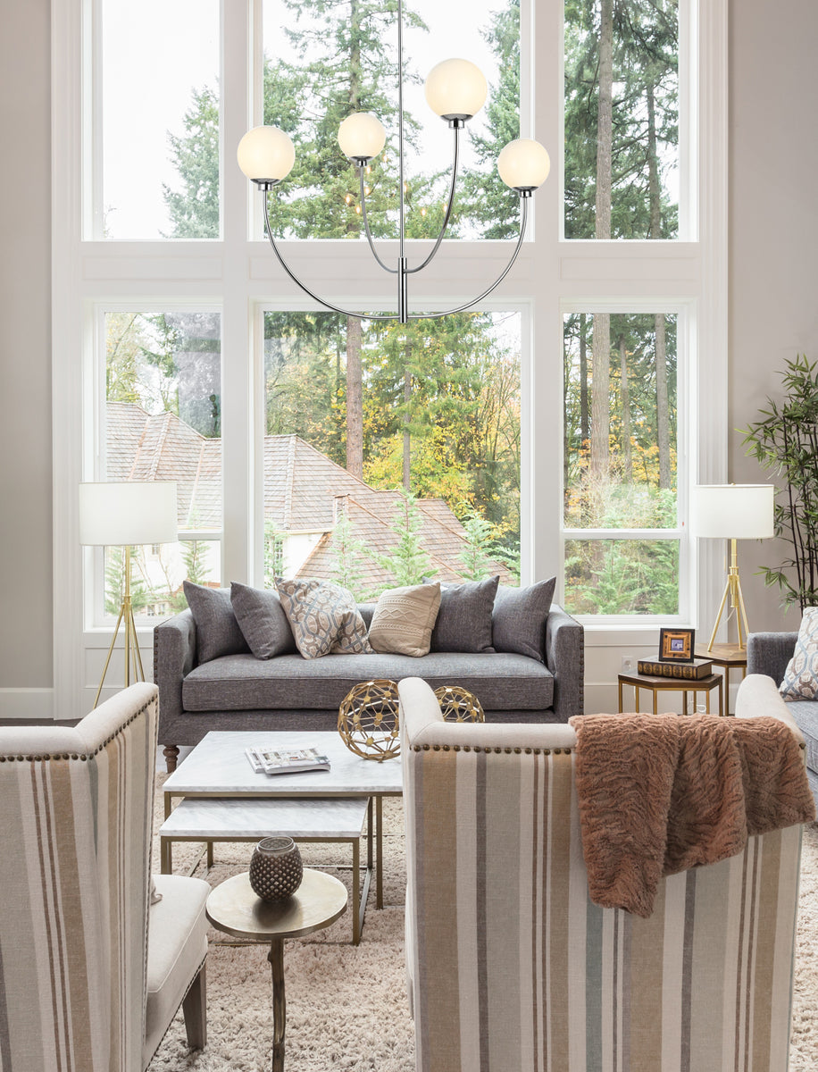 Nyomi 42 inch chandelier in Chrome