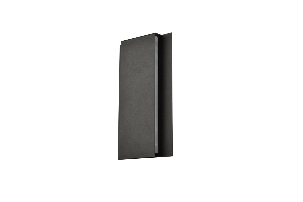 Raine Integrated LED wall sconce  in black