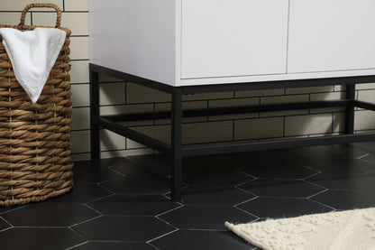 36 inch Single bathroom vanity in white