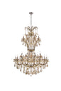Maria Theresa 36 light Golden Teak Chandelier Golden Teak (Smoky) Royal Cut Crystal