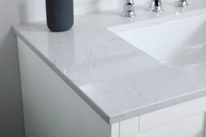 36 inch Single Bathroom Vanity in White