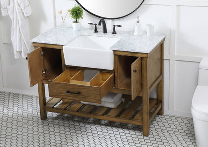 48 inch Single bathroom vanity in driftwood