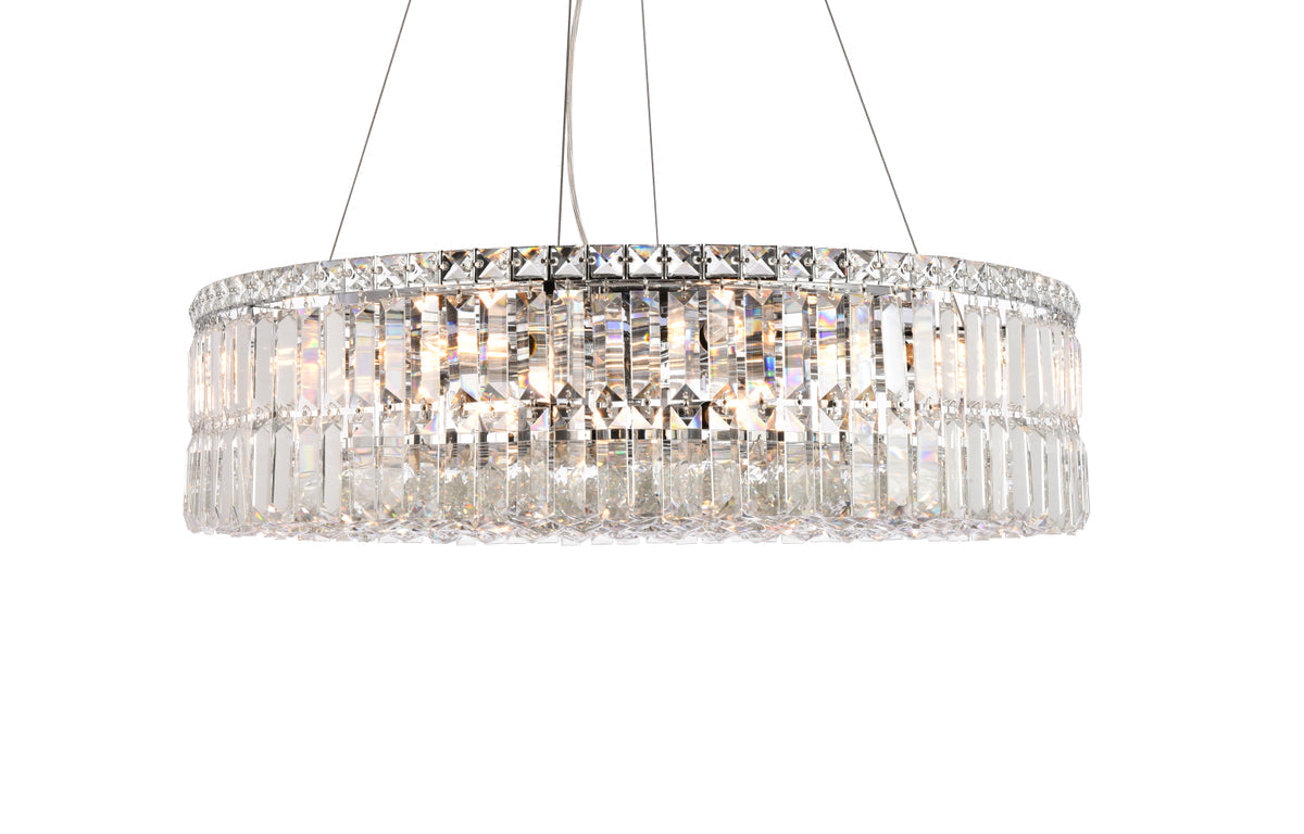 Maxime 12 light Chrome Chandelier Clear Royal Cut Crystal